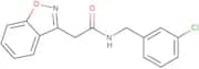 2-(1,2-Benzoxazol-3-yl)-N-[(3-chlorophenyl)methyl]acetamide