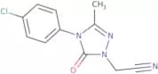 2-[4-(4-Chlorophenyl)-3-methyl-5-oxo-4,5-dihydro-1H-1,2,4-triazol-1-yl]acetonitrile