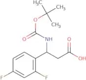 3-[(tert-Butoxycarbonyl)amino]-3-(2,4-difluorophenyl)propanoic acid