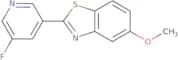 2-(5-Fluoropyridin-3-yl)-5-methoxy-1,3-benzothiazole