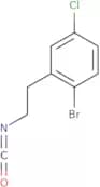 1-Bromo-4-chloro-2-(2-isocyanatoethyl)benzene