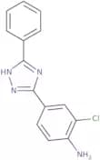 2-Chloro-4-(5-phenyl-1H-1,2,4-triazol-3-yl)aniline