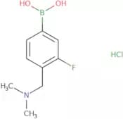 {4-[(Dimethylamino)methyl]-3-fluorophenyl}boronic acid hydrochloride