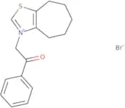 3-(2-Oxo-2-phenylethyl)-4H,5H,6H,7H,8H-cyclohepta[D][1,3]thiazol-3-ium bromide