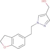 {1-[2-(2,3-Dihydro-1-benzofuran-5-yl)ethyl]-1H-pyrazol-4-yl}methanol