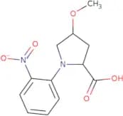 4-Methoxy-1-(2-nitrophenyl)pyrrolidine-2-carboxylic acid