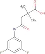 3-[(3,5-Difluorophenyl)carbamoyl]-2,2-dimethylpropanoic acid