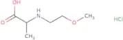 2-[(2-Methoxyethyl)amino]propanoic acid hydrochloride