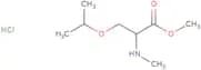 Methyl 2-(methylamino)-3-(propan-2-yloxy)propanoate hydrochloride