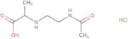 2-[(2-Acetamidoethyl)amino]propanoic acid hydrochloride
