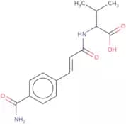 2-[3-(4-Carbamoylphenyl)prop-2-enamido]-3-methylbutanoic acid