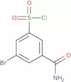 3-Bromo-5-carbamoylbenzene-1-sulfonyl chloride