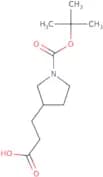 3-(1-(tert-Butoxycarbonyl)pyrrolidin-3-yl)propanoic acid