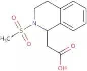 2-(2-Methanesulfonyl-1,2,3,4-tetrahydroisoquinolin-1-yl)acetic acid