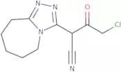 4-Chloro-3-oxo-2-{5H,6H,7H,8H,9H-[1,2,4]triazolo[4,3-a]azepin-3-yl}butanenitrile