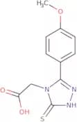 2-[3-(4-Methoxyphenyl)-5-sulfanyl-4H-1,2,4-triazol-4-yl]acetic acid