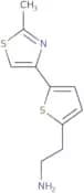 2-[5-(2-Methyl-1,3-thiazol-4-yl)thiophen-2-yl]ethan-1-amine