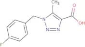 1-(4-Fluorobenzyl)-5-methyl-1H-1,2,3-triazole-4-carboxylic acid