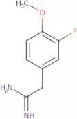 2-(3-Fluoro-4-methoxyphenyl)ethanimidamide