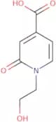 1-(2-Hydroxyethyl)-2-oxo-1,2-dihydropyridine-4-carboxylic acid