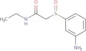 2-(3-Aminobenzenesulfinyl)-N-ethylacetamide