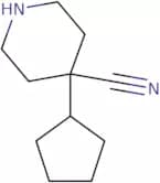 4-Cyclopentylpiperidine-4-carbonitrile