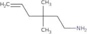 3,3-Dimethylhex-5-en-1-amine