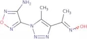 1-[1-(4-Amino-furazan-3-yl)-5-methyl-1H-[1,2,3]triazol-4-yl]-ethanone oxime