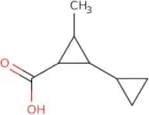 2-Cyclopropyl-3-methylcyclopropane-1-carboxylic acid