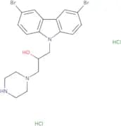 1-(3,6-dibromo-9H-carbazol-9-yl)-3-(piperazin-1-yl)propan-2-ol