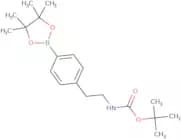 tert-butyl 4-(4,4,5,5-tetramethyl-1,3,2-dioxaborolan-2-yl)phenethylcarbamate
