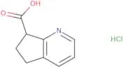 5H,6H,7H-Cyclopenta[b]pyridine-7-carboxylic acid hydrochloride