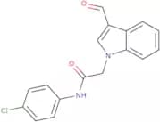 N-(4-Chlorophenyl)-2-(3-formyl-1H-indol-1-yl)acetamide