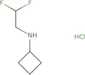 N-(2,2-Difluoroethyl)cyclobutanamine hydrochloride