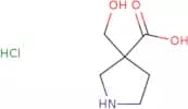 3-(Hydroxymethyl)pyrrolidine-3-carboxylic acid hydrochloride
