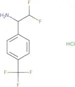 2,2-Difluoro-1-[4-(trifluoromethyl)phenyl]ethan-1-amine hydrochloride