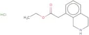 Ethyl 2-(1,2,3,4-tetrahydroisoquinolin-8-yl)acetate hydrochloride