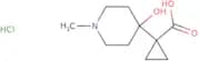 1-(4-Hydroxy-1-methylpiperidin-4-yl)cyclopropane-1-carboxylic acid hydrochloride