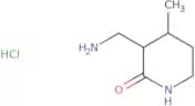 3-(Aminomethyl)-4-methylpiperidin-2-one hydrochloride