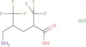 5-Amino-2,4-bis(trifluoromethyl)pentanoic acid hydrochloride