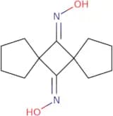 N-[12-(Hydroxyimino)dispiro[4.1.4{7}.1{5}]dodecan-6-ylidene]hydroxylamine