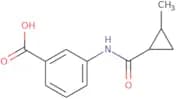 rac-3-[(1R,2R)-2-Methylcyclopropaneamido]benzoic acid