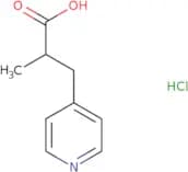 2-Methyl-3-(pyridin-4-yl)propanoic acid hydrochloride