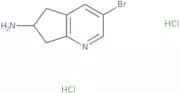 3-Bromo-6,7-dihydro-5H-cyclopenta[b]pyridin-6-amine dihydrochloride