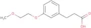 3-[3-(2-Methoxyethoxy)phenyl]propanoic acid