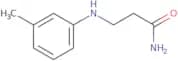 3-[(3-Methylphenyl)amino]propanamide