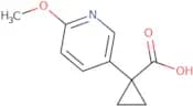 1-(6-Methoxypyridin-3-yl)cyclopropane-1-carboxylic acid