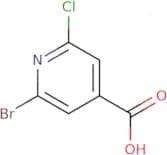 2-Bromo-6-chloroisonicotinic Acid