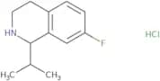 7-Fluoro-1-(propan-2-yl)-1,2,3,4-tetrahydroisoquinoline hydrochloride