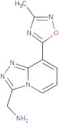 (8-(3-Methyl-1,2,4-oxadiazol-5-yl)-[1,2,4]triazolo[4,3-a]pyridin-3-yl)methanamine